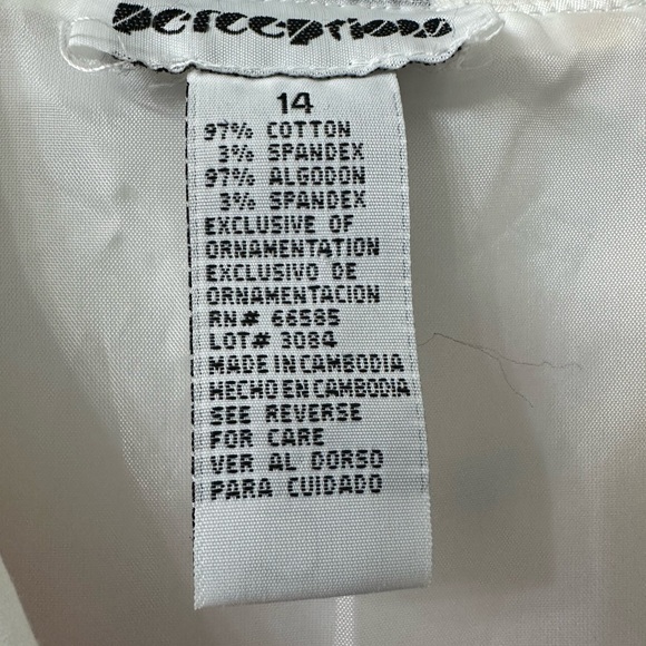 Vintage 80- 90's Y2K perceptions 14 Floral Midi Button up Dress cottage core - Picture 11 of 15